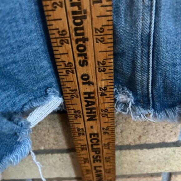 Judy Blue Denim Jean Medium Wash Jacket Distressed Women’s Size 1X - Picture 7 of 8